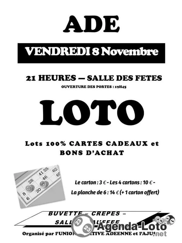 Loto de l'Us Adeenne et de l'Ajusa