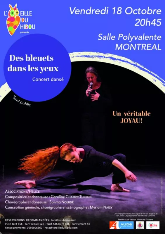 Des Bleuets dans les Yeux, Concert Dansé