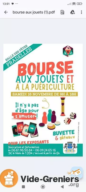 Bourse Aux Jouets et à la Puériculture