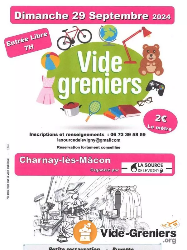 Vide Grenier la Source de Levigny