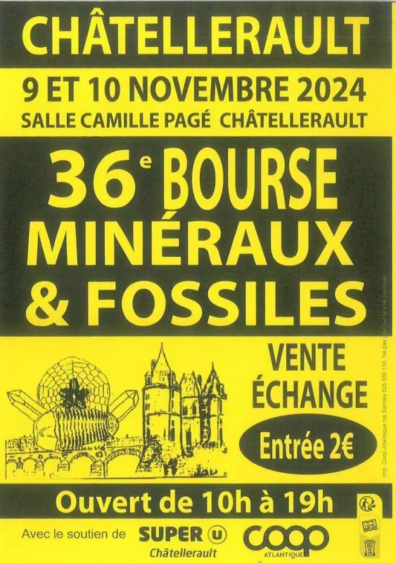 36Ème Bourse-Exposition Minéraux, Fossiles et Pierres Fines