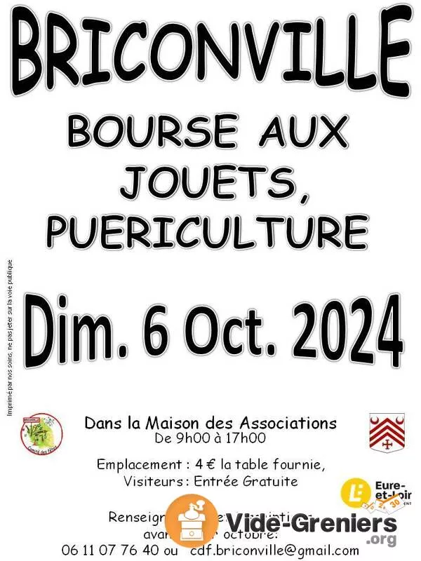 Bourse Aux Jouets et Puériculture à Briconville