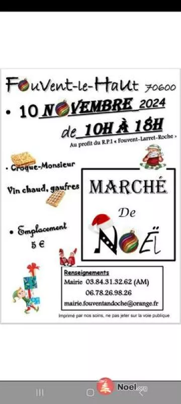 Marché de Noël Fouvent le Haut