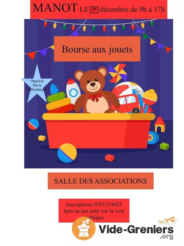 Bourse au Jouets à Manot