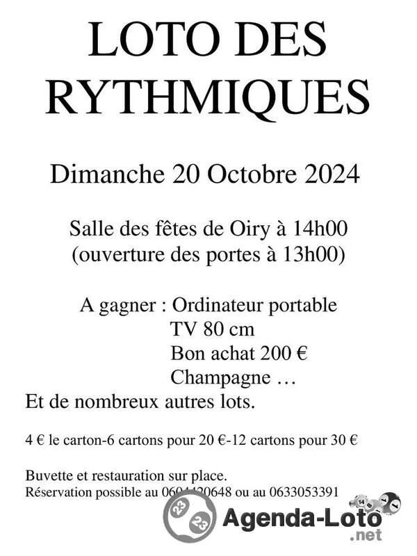 Loto des Rythmiques