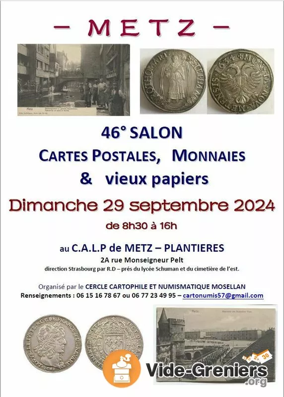 46Ème Salon Cartes Postales, Monnaies et Vieux Papiers