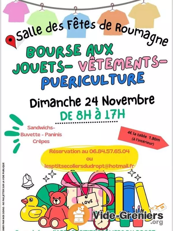 Bourse Aux Jouets-Vêtements-Puériculture