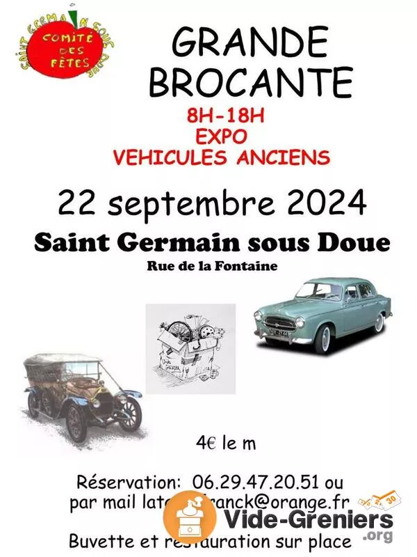 Brocante de Saint Germain Sous Doue