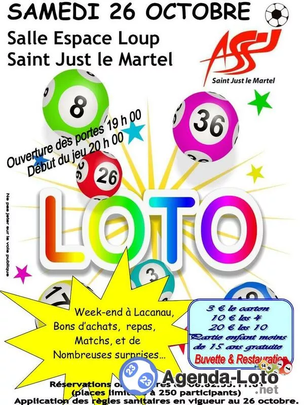 Loto du Foot St Just le Martel