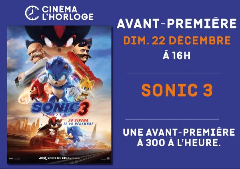 Avant-Première Sonic 3