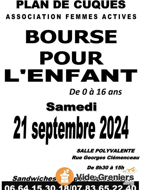 Bourse pour l'Enfant