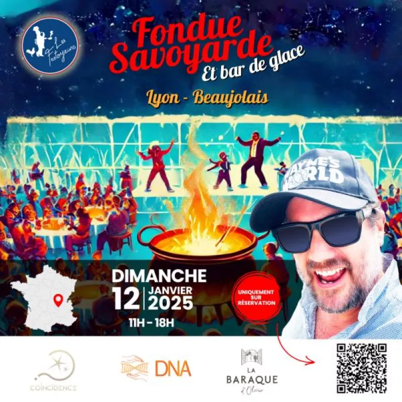 Fondue Savoyarde Géante et Bar de Glace