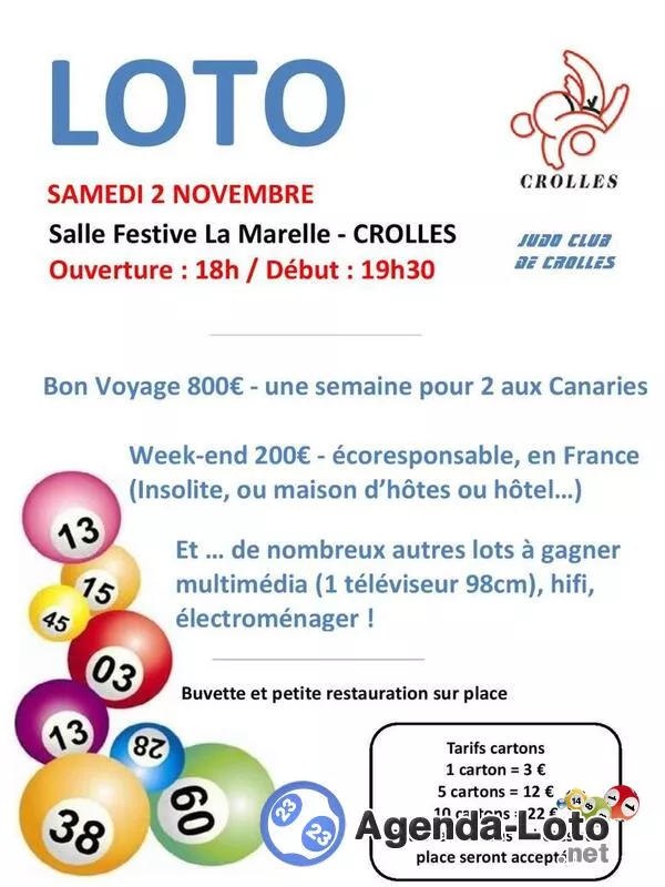 Loto Traditionnel Judo Club de Crolles