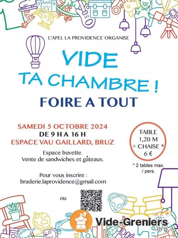 Vide Ta Chambre, Foire à Tout