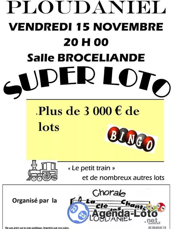 Super Loto Chorale la Cle des Chants