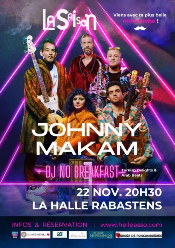 Concert Johnny Makam + Dj No Breakfast