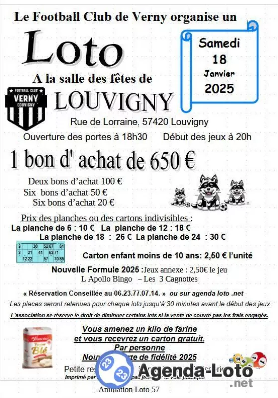 Loto du Football Club de Verny