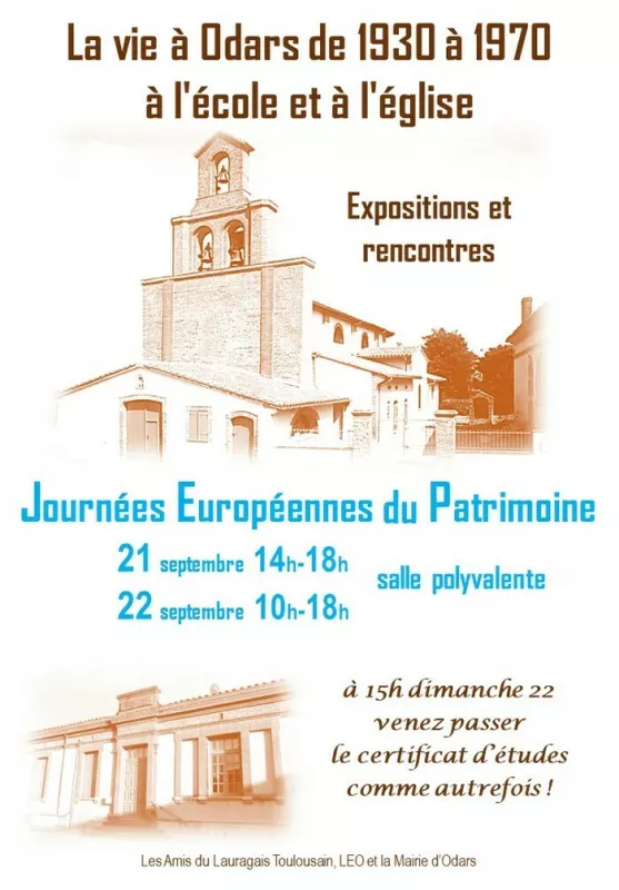 Exposition : « La Vie à l'École et à l'Église, de 1930 à 1970»