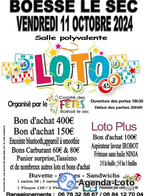 Loto du Comité des Fêtes