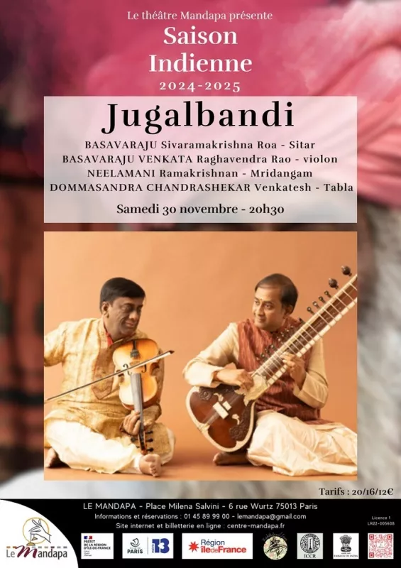 Jugalbandi-Musique Carnatique d'Inde du Sud