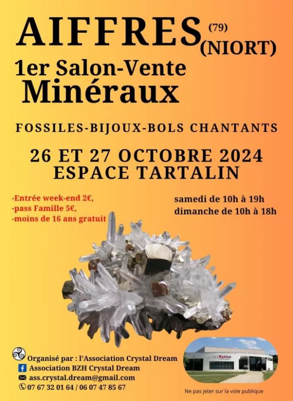 Salon Vente, Minéraux Fossiles, Bijoux, Bien Être