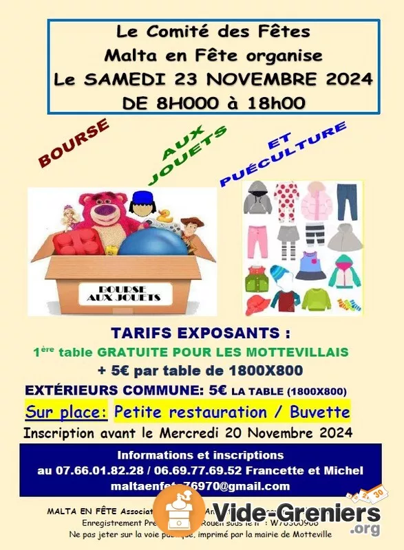 Bourse Aux Jouets et Articles de Puériculture