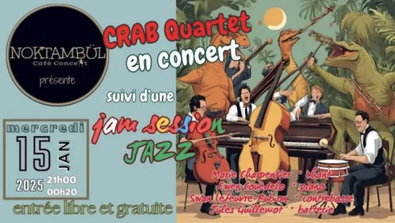 Crab Quartet en Concert + Jam Session