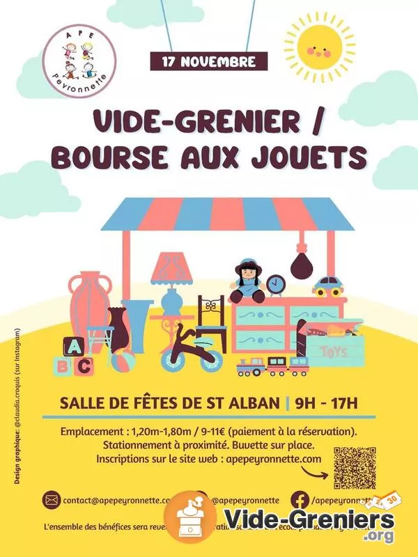 Vide Grenier-Bourse Aux Jouets de l'Ape Peyronnette