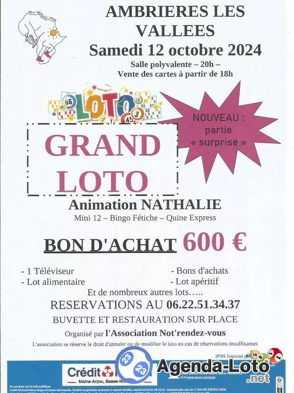 Loto Association Not'Rendez-Vous