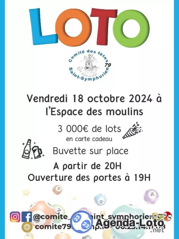 Loto Organisé par le Comité des Fêtes