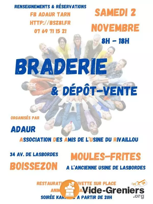 Vide Grenier et Dépôt Vente de l'Adaur