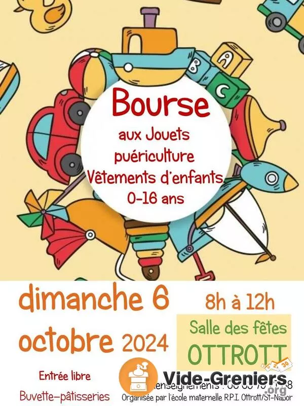 Bourse Aux Jouets, Vêtements d'Enfants 0-16 Ans Puériculture