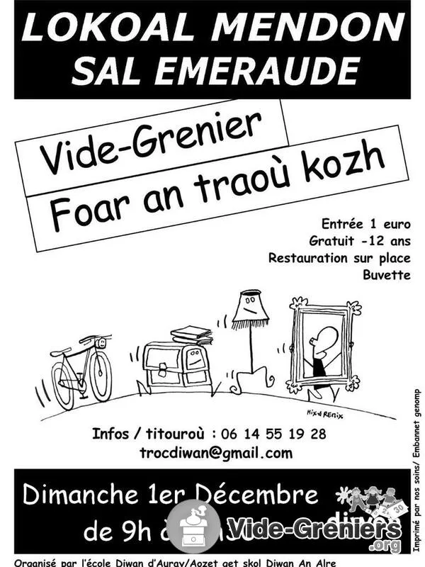 Vide Grenier D'hiver de Skol Diwan An Alre