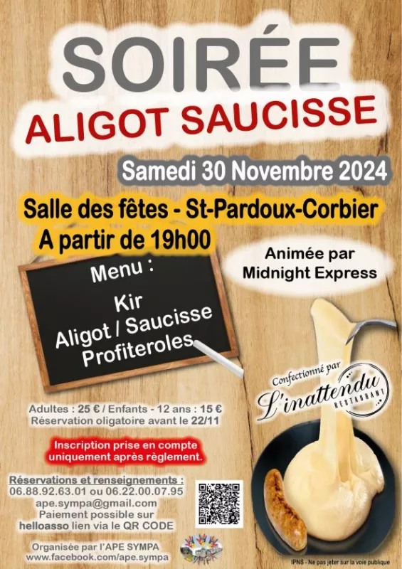 Soirée Aligot Saucisse