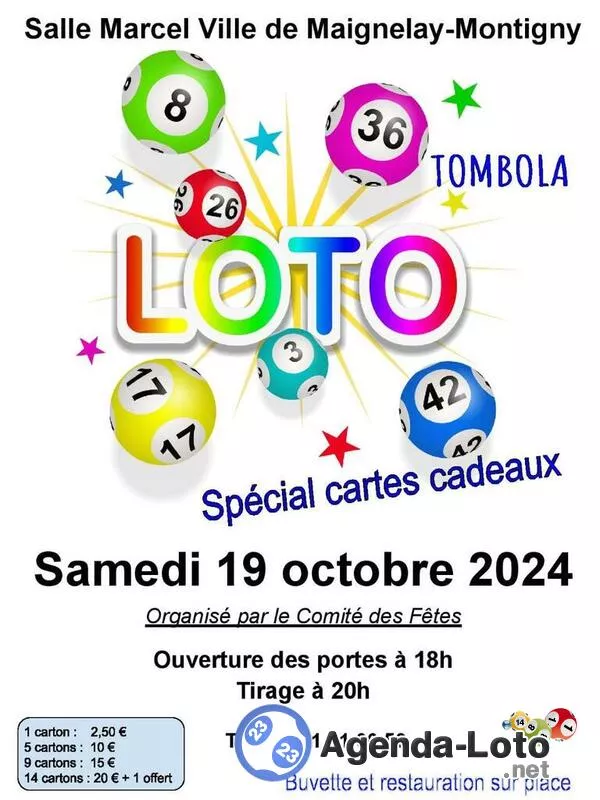 Loto du Comité des Fêtes de Maignelay Montigny