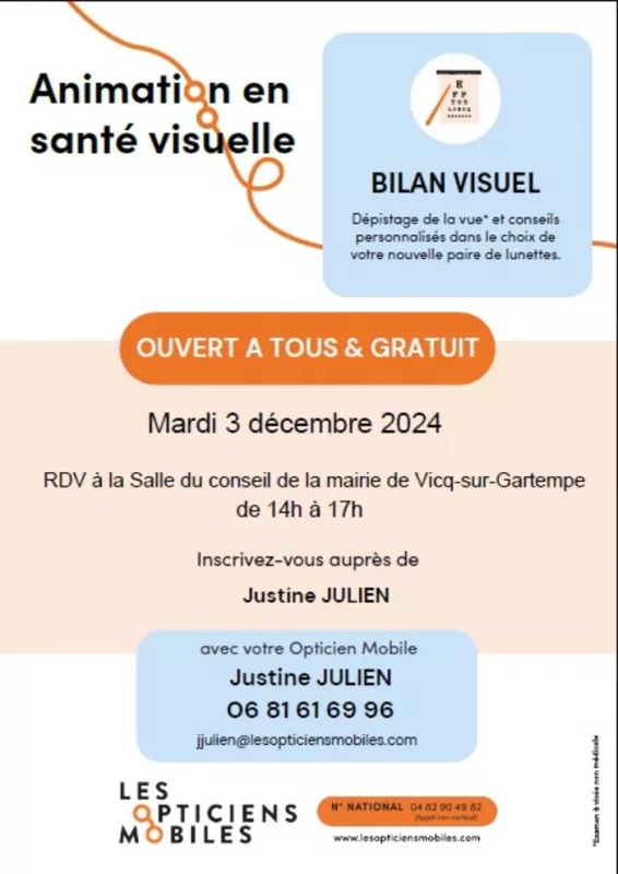 Bilan Visuel Gratuit