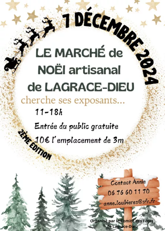 Le Marché de Noël Artisanal Cherche Ses Exposants