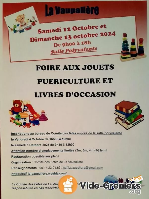 Foire Aux Jouets, Puériculture et Livres d'Occasion