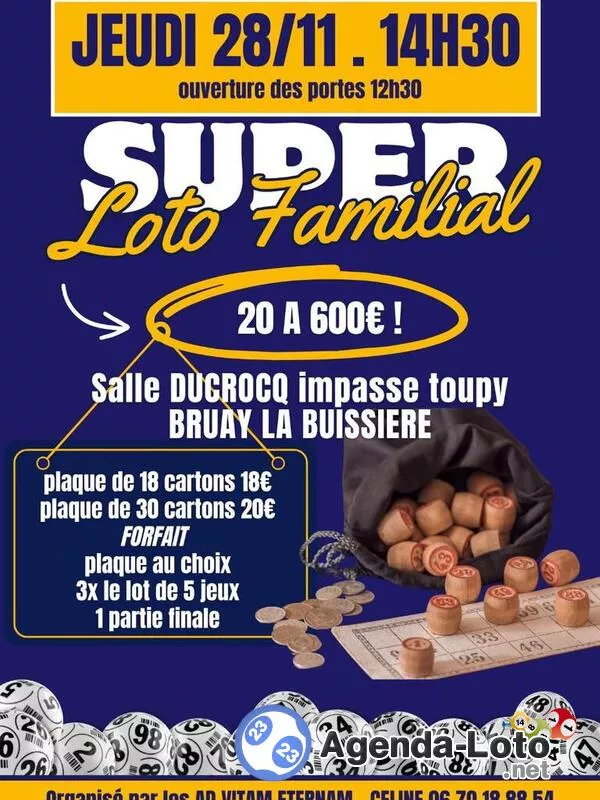 Loto Familial des Ad Vitam Eternam