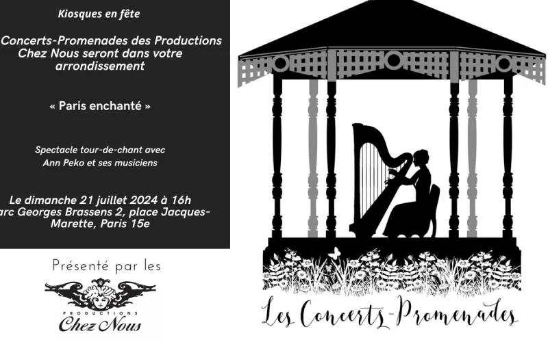 Concert-Promenade  : « Paris Enchanté » avec Ann Peko