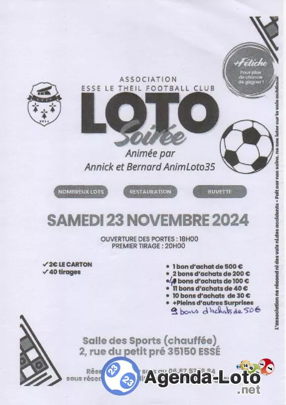 Loto Animé par Animloto35 Bernard