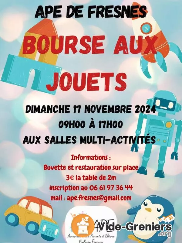 Bourse Aux Jouets Ape Fresnes