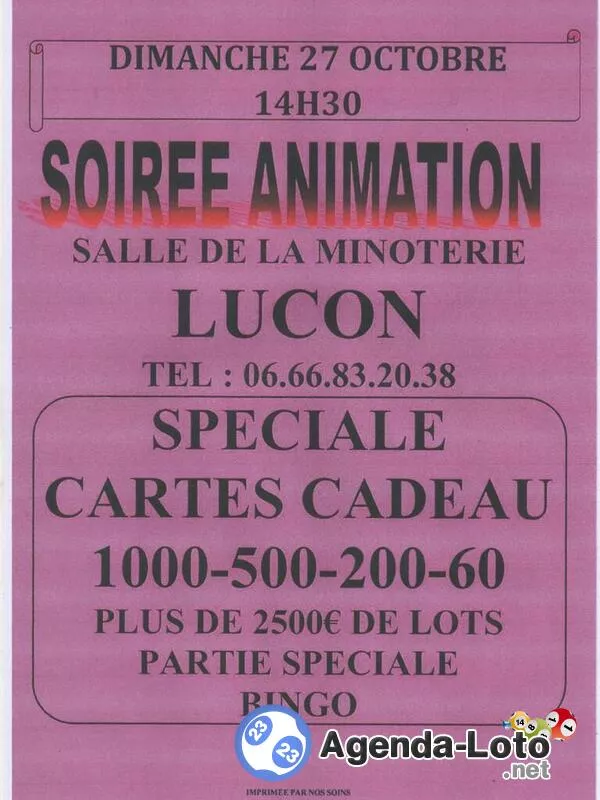 Après Midi Animation Loto Spéciale