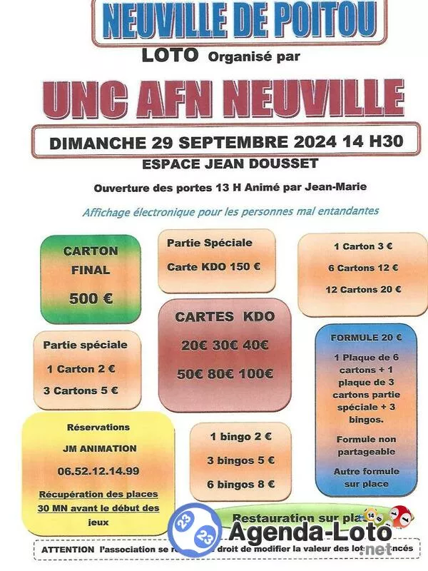 Afn Neuville de Poitou Animé par Jean Marie