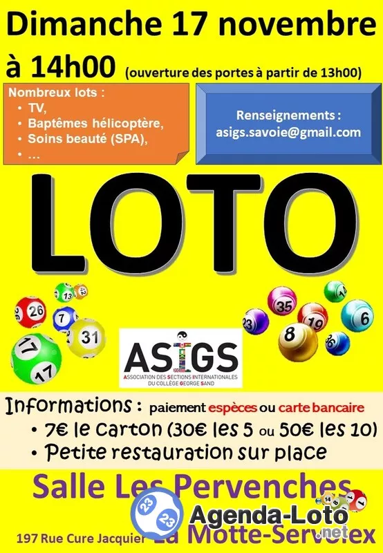 Grand Loto de l'Asigs