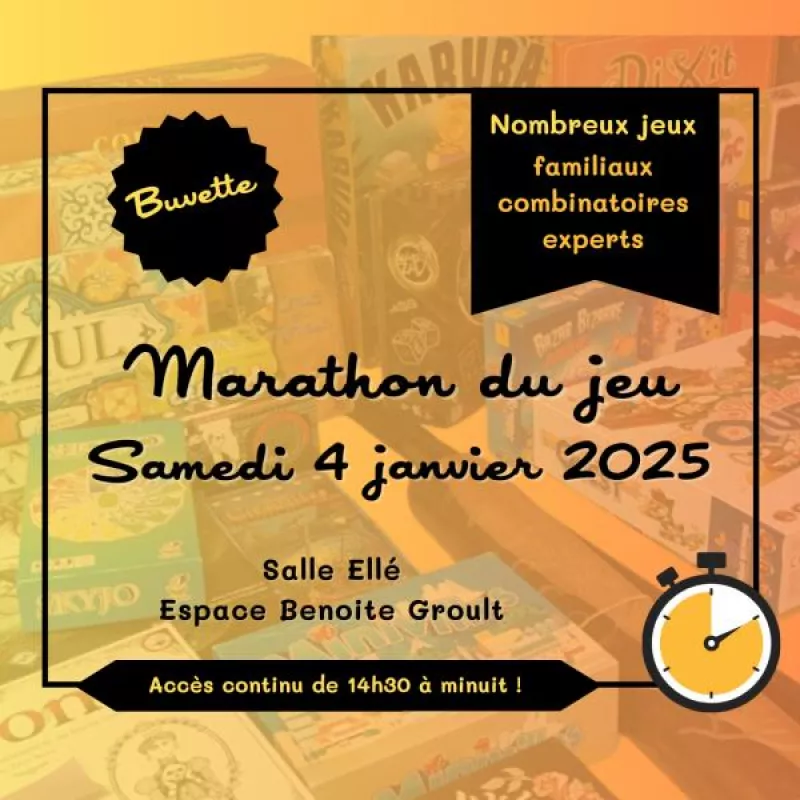 Marathon de Jeux de Société