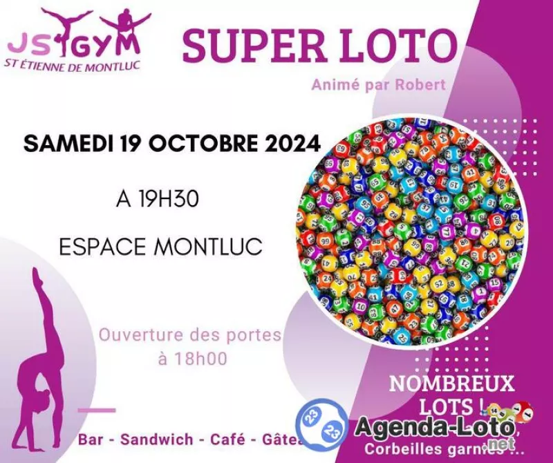 Loto Jeunesse Stéphanoise Gymnastique Animé par Robert