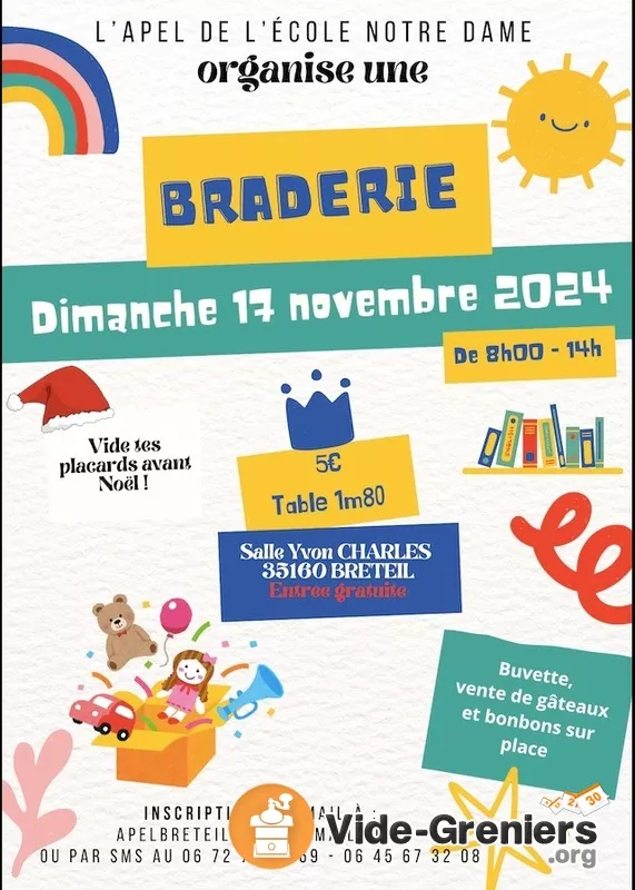 Braderie-Vide Tes Placards Avant Noël