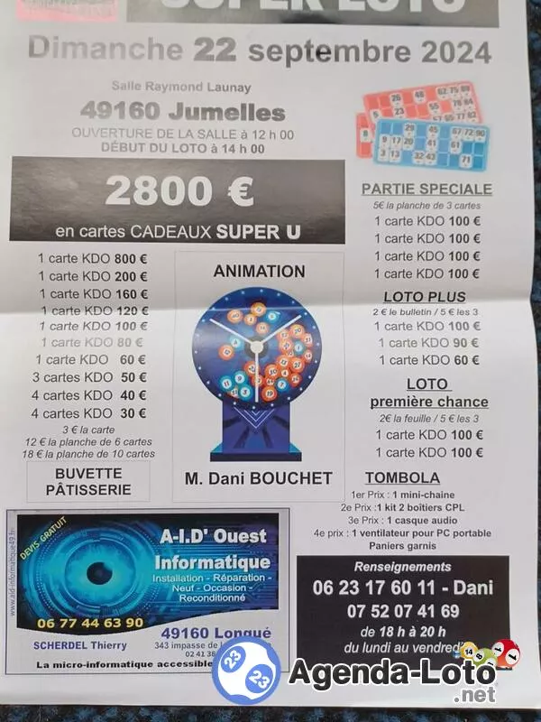 Super Loto à Jumelles