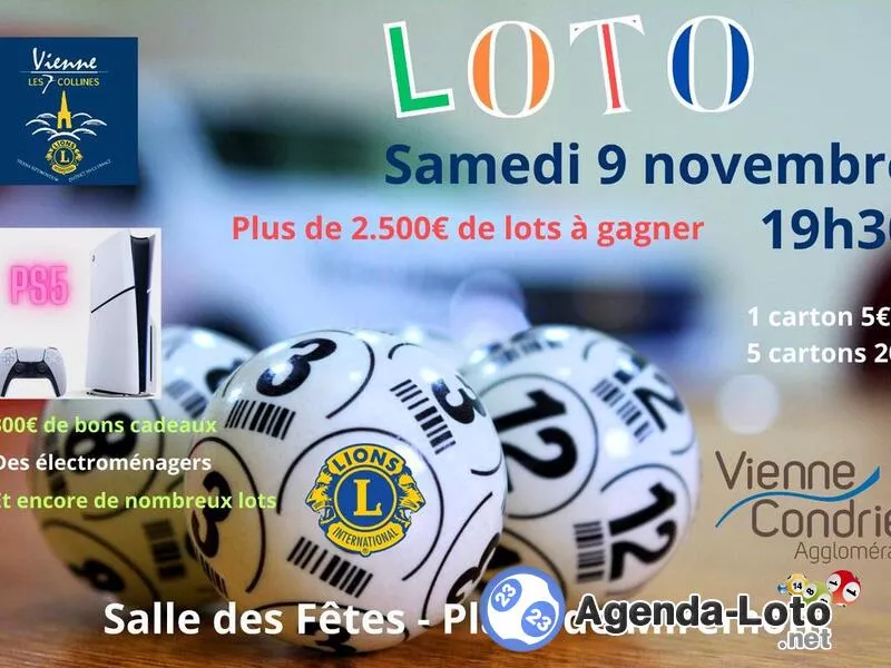 Loto du Lions Club de Vienne les 7 Collines